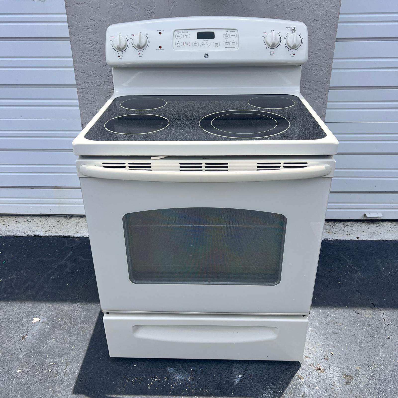 GE Electric Stove Off White GE Electric Stove Off White